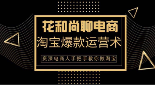 花和尚·天猫淘宝爆款运营实操技术，手把手教你月销万件的爆款打造技巧-比钱轻创