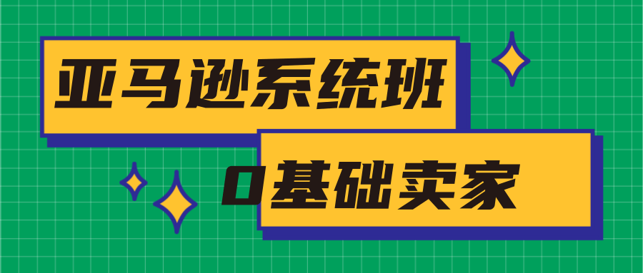 亚马逊系统班，专为0基础卖家量身打造，亚马逊运营流程与架构-比钱轻创