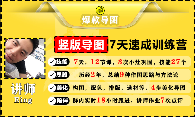 价值1388元【爆款导图】训练营 一张图吸粉800+，学完你也可以-比钱轻创