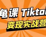 龟课·TikTok变现实战训练营线上第1期，多种变现模式，轻松赚美刀-比钱轻创