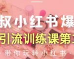 狼叔小红书爆款推广引流训练课第12期，手把手带你玩转小红书-比钱轻创