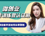 微创业全能训练营认证班课程，从理论知识与实际案例手把手指导创业新手如何从零到有-比钱轻创