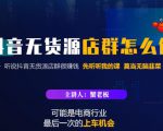 蟹老板·抖音无货源店群怎么做，吊打市面一大片《抖音无货源店群》的课程-比钱轻创