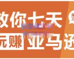 晟尧跨境·教你七天玩赚亚马逊，教你轻松玩赚亚马逊，适合小白学习-比钱轻创