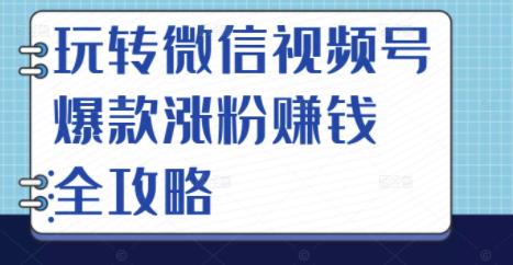 玩转微信视频号爆款涨粉赚钱全攻略，让你快速抓住流量风口，收获红利财富-比钱轻创