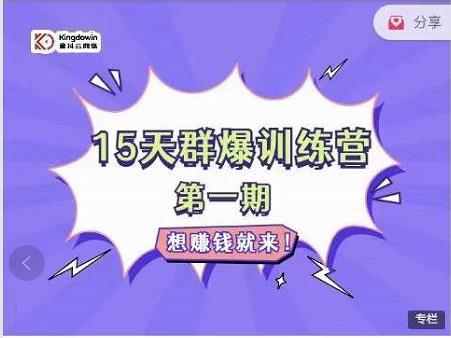 金抖云Peter《15天群爆训练营》，破解抖音玄学，群爆心法，起号方式-比钱轻创