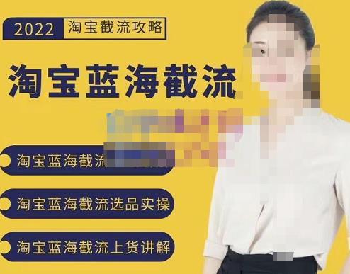 2022淘宝蓝海截流攻略，淘宝蓝海截流选品上货实操讲解-比钱轻创