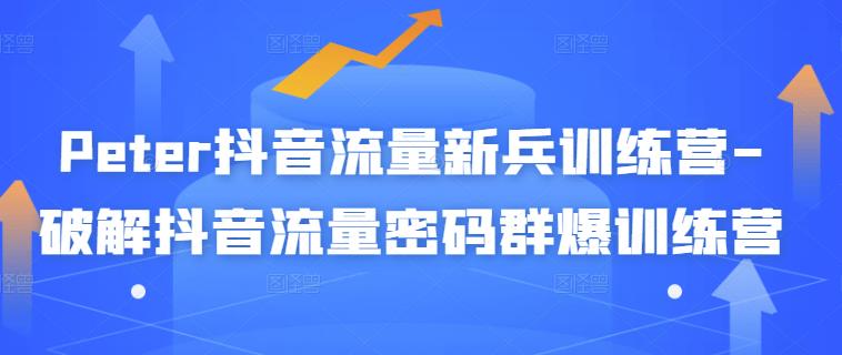 Peter抖音流量新兵训练营-破解抖音流量密码群爆训练营（新兵）-比钱轻创