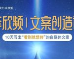 李欣频|文案创造课，0基础可报10天写出“看到就想转”的自媒体文案-比钱轻创