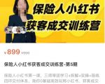 保险人小红书获客成交训练营，0基础高效玩转小红书，可复制的获客成交之路-比钱轻创