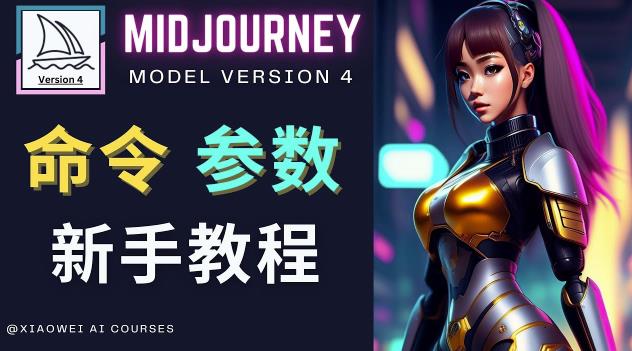 Midjourney新手入门教程，轻松创作顶级图像，命令参数-新手教程-比钱轻创