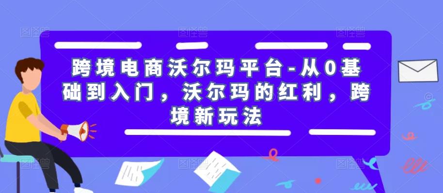 跨境电商沃尔玛平台-从0基础到入门，沃尔玛的红利，跨境新玩法-比钱轻创