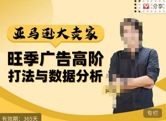 阿甘·亚马逊大卖家广告高阶打法与数据分析，走出传统广告误区；揭秘大卖惯用打法；数据驱动广告决策-比钱轻创