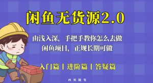 闲鱼无货源最新玩法，从入门到精通，由浅入深教你怎么去做【揭秘】-比钱轻创