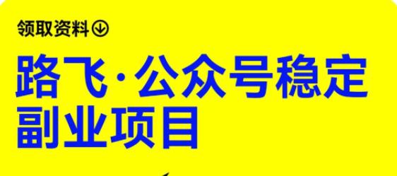 路飞·公众号稳定副业项目，你只要无脑去推广，粉丝和收入，自然就来了-比钱轻创