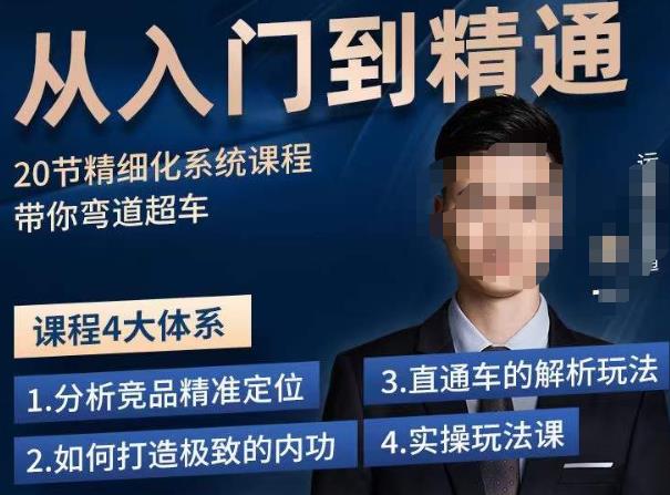 龙一·从入门到精通拼多多运营系列课，0-100的运营实操技巧，精细化系列课程带你弯道超车-比钱轻创