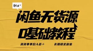 独家闲鱼无货源详细玩法，简简单单日八百+，长期稳定副业【揭秘】-比钱轻创