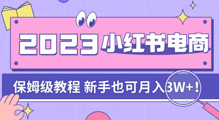 阿本小红书电商陪跑营4.0，带大家从0到1把小红书做起来-比钱轻创