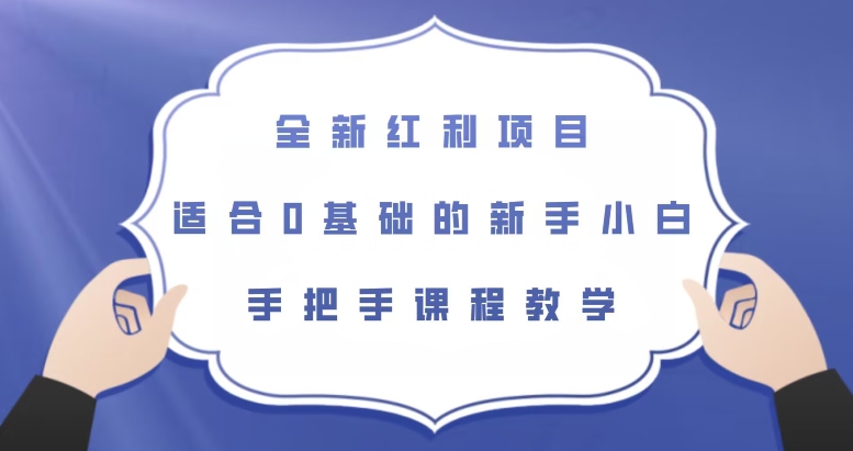 全新红利项目，适合0基础的新手小白，手把手课程教学【揭秘】-比钱轻创