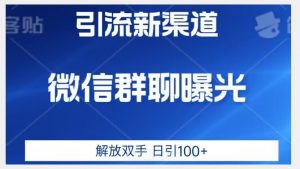 价值2980的全新微信引流技术，只有你想不到，没有做不到【揭秘】-比钱轻创