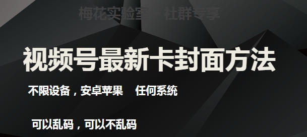 梅花实验室社群最新卡封面玩法3.0，不限设备，安卓苹果任何系统-比钱轻创