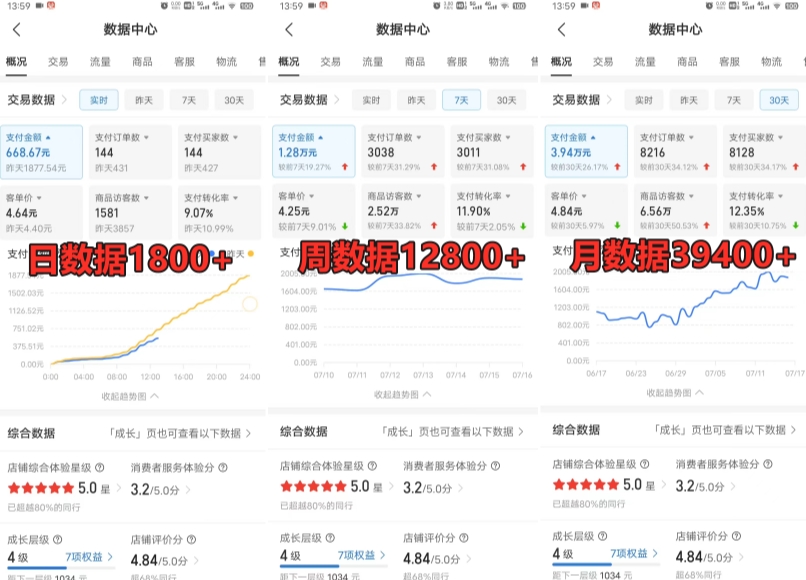 拼多多虚拟电商训练营月入30000+你也行，暴利稳定长久，副业首选-比钱轻创