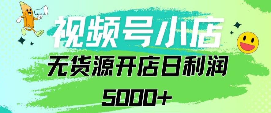 视频号无货源小店从0到1日订单量千单以上纯利润稳稳5000+【揭秘】-比钱轻创