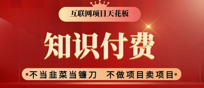 2024互联网项目天花板，新手小白也可以通过知识付费月入10W，实现财富自由【揭秘】-比钱轻创