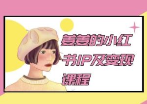 姜姜的小红书IP及变现课程，姜姜小红书2024-比钱轻创