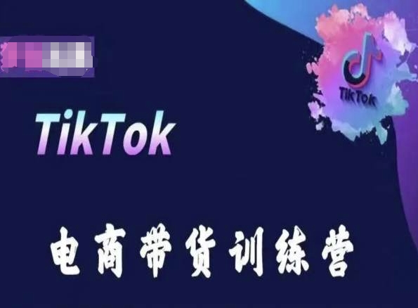 TikTok电商带货训练营，跟随时代潮流，跨境掘金-比钱轻创