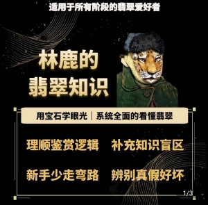 林鹿的翡翠知识，​用宝石眼光，系统全面的看懂翡翠-比钱轻创