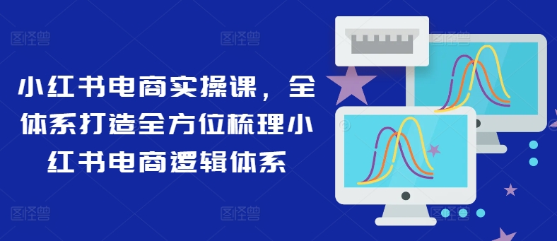 小红书电商实操课，全体系打造全方位梳理小红书电商逻辑体系-比钱轻创