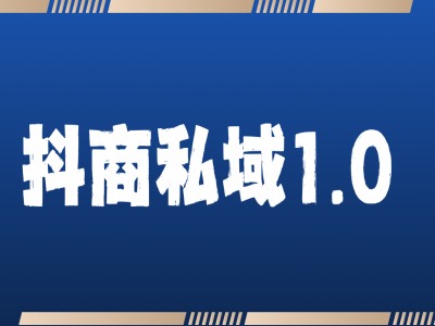 抖商服务私域1.0，抖音引流获客详细教学-比钱轻创
