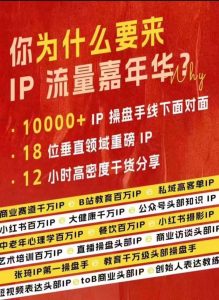 群响IP流量嘉年华，​现场视频+IP江湖2024典藏版PPT-比钱轻创