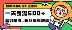 独家解密QQ里的引流密码，高效精准，实测单日加100+创业粉【揭秘】-比钱轻创