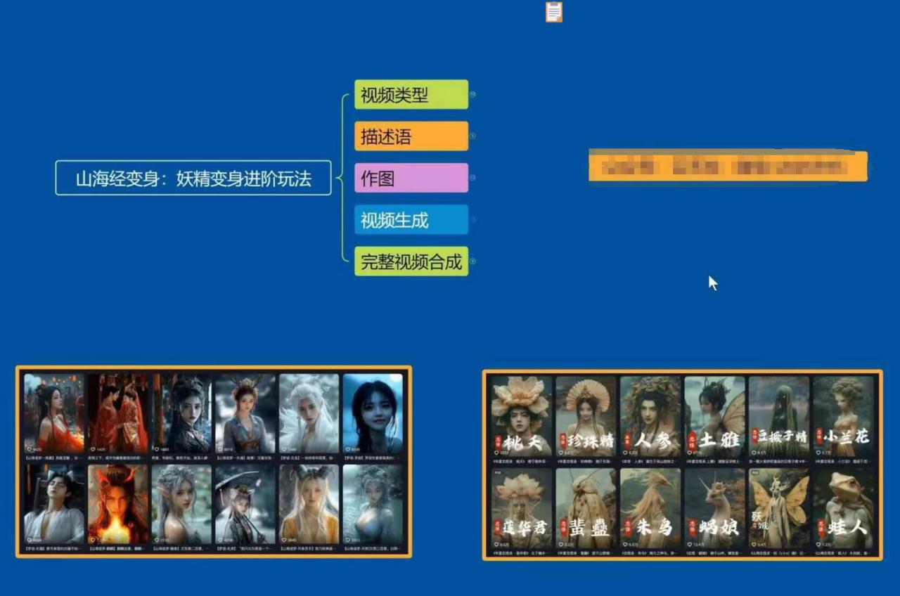 云天AI山海经变身视频教程，妖精变身进阶保姆级教学-比钱轻创
