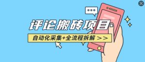 悟空采集评论搬砖_评论搬砖+自动采集【完整攻略】-比钱轻创