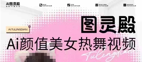全网首发，原价988图灵殿AI颜值美女热舞视频，云端生图，轻松过原创-比钱轻创