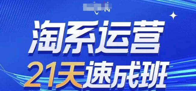 淘系运营21天速成班(更新25年3月)，0基础轻松搞定淘系运营，不做假把式-比钱轻创