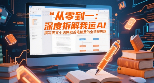 从零到一：深度拆解我运用AI撰写爽文小说挣取首笔稿费的全流程思路-比钱轻创