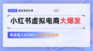 小红书虚拟电商项目，平台大力免费流量扶持，低门槛1拖3玩法-比钱轻创