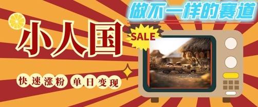 DeepSeek+绘图+视频制作小人国微观视频，小白轻轻松松上手，条条爆款，条条变现，单日就能收益-比钱轻创