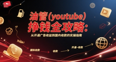 油管(youtube)挣钱全攻略：从开通广告收益到国内收款的实操指南-比钱轻创