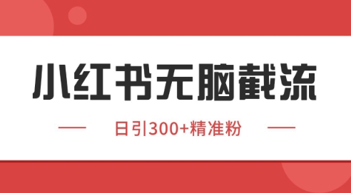 小红书截流同行客源，独家野路子获客玩法 日引200+暴力获客【揭秘】-比钱轻创