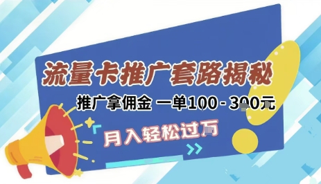 2025年外面卖1500的流量卡项目最新玩法，绿色无门槛对新手非常友好，日入3张+-比钱轻创
