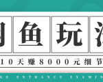 龟课·闲鱼项目玩法实战班第12期，操作10天左右利润有8000元细节玩法-比钱轻创