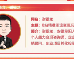 黄岛主72期分享会！谢银龙：b站视频精准引流与变现大解析（视频+图片）-比钱轻创