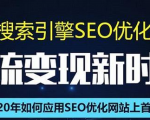 SEO搜索引擎优化总监实战VIP课堂【透析2020最新案例】快速实现年新30W-比钱轻创