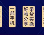 好物分享高阶实操课：0基础一部手机做好好物分享带货（24节课）-比钱轻创