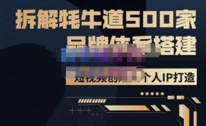 牛牛·500家餐饮品牌搭建&短视频深度解析,拆解牦牛道500家品牌体系搭建-比钱轻创